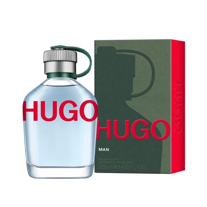 Eau de Toilette Hugo Boss 125 ml vista general con caja