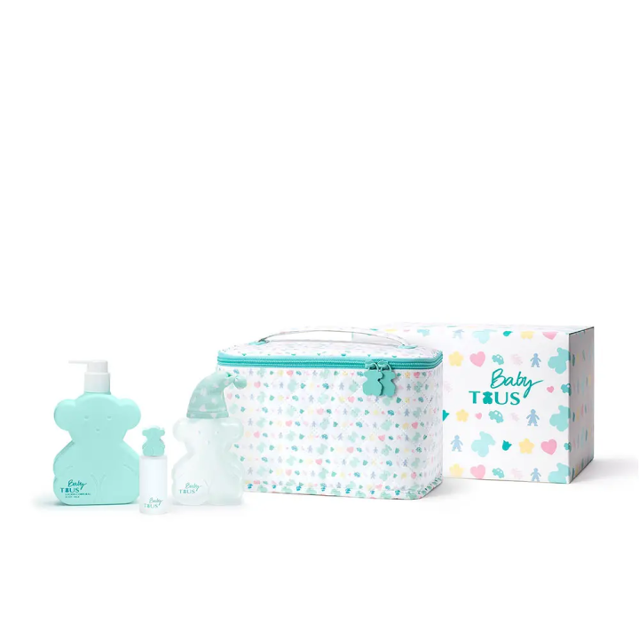 Set de perfume y neceser para bebé Tous color menta vista frontal
