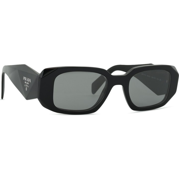 Gafas de sol Prada PR 17WS negro con cristales grises vista frontal