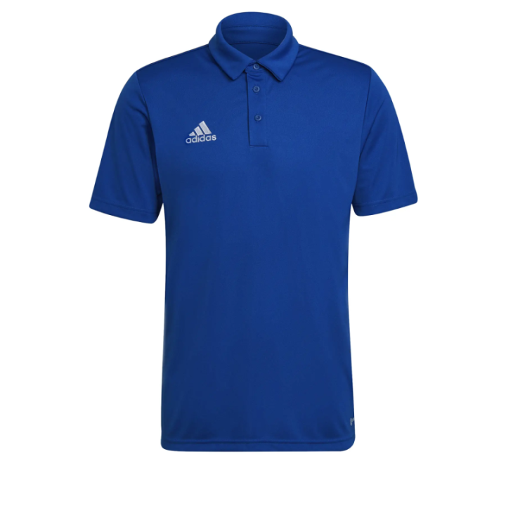 Polo Adidas Entrada 22 azul royal vista frontal