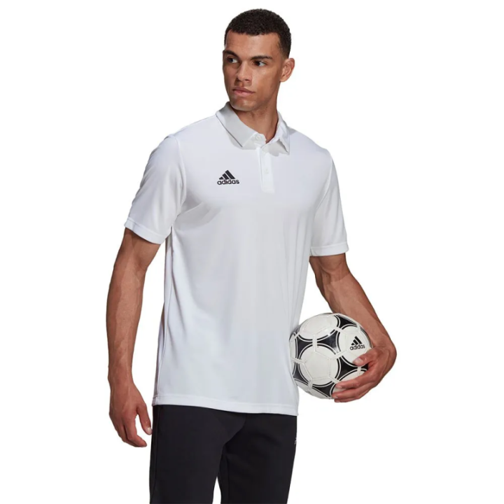 Polo Adidas Entrada 22 blanco vista general