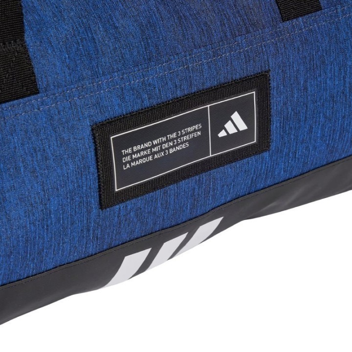 Bolsa de deporte pequeña Adidas 4athlts azul marino y blanca detalle