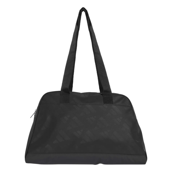Mochila Adidas Monogram blanca y negra vista dorsal