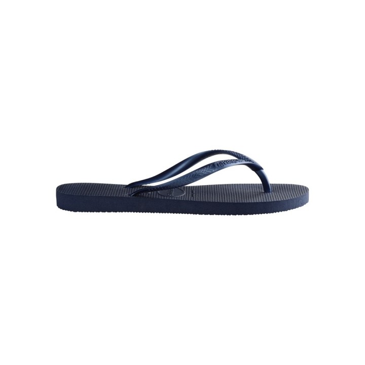 Chanclas Havaianas Slim color marino vista lateral