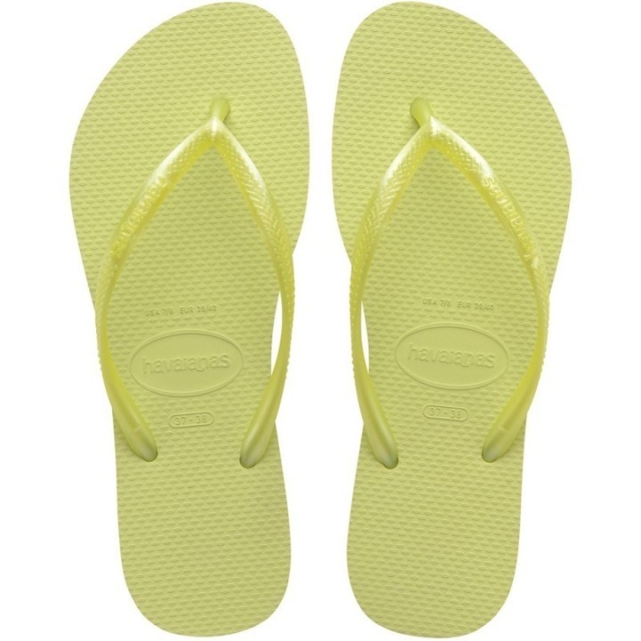 Chanclas Havaianas Slim verde matcha vista general