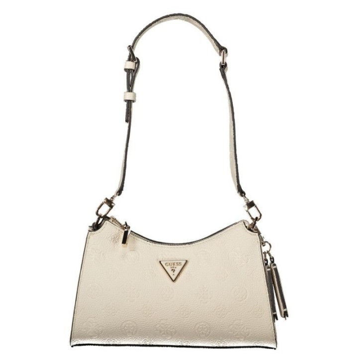 bolso de mujer Guess beige de polietileno vista frontal