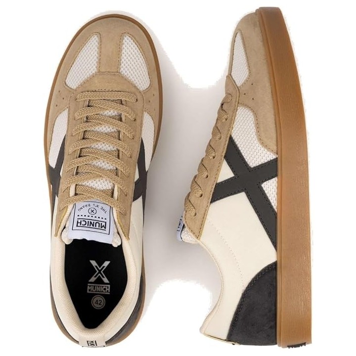 Zapatillas Munich Break 49 beige vista cenital