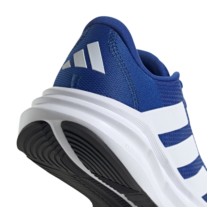Zapatillas Adidas Galaxy 7 azul vista detalle logo