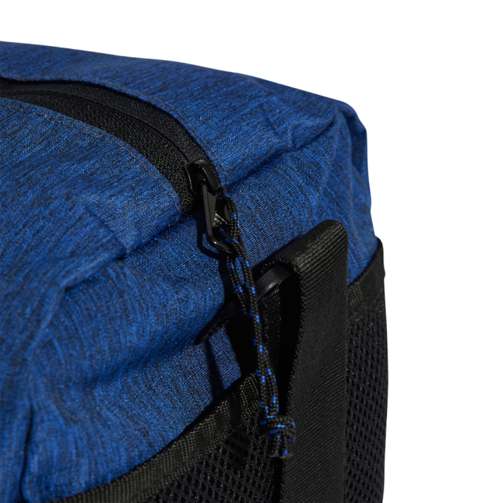 Bolsa de deporte Adidas 4athlts mediana azul blanca detalle cremallera