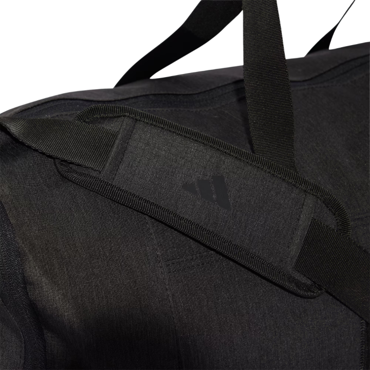 Bolsa de deporte mediana Adidas 4athlts negra y blanca detalle