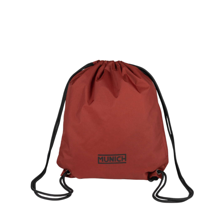 Mochila Munich Gym Sack burdeos vista frontal