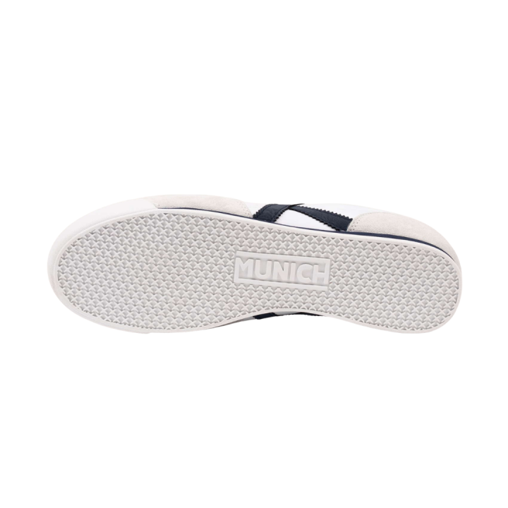 Zapatillas Munich Stereo 03 blancas y grises vista suela
