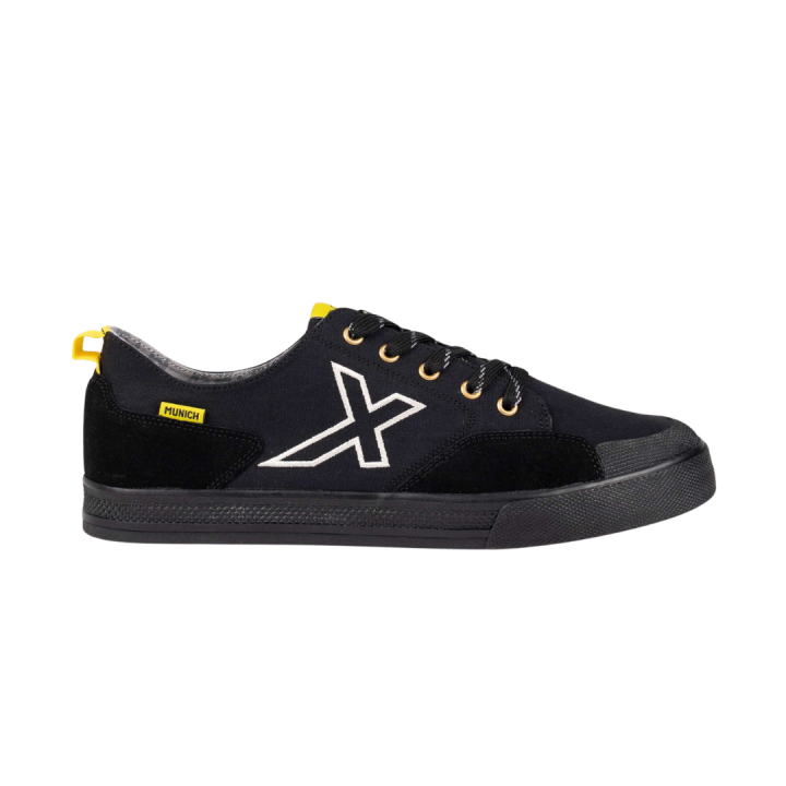 Zapatillas Munich Swing 13 negras vista lateral