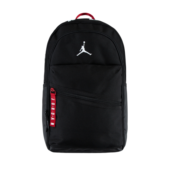 Mochila Nike Jordan Jam Air Patrol negra vista frontal