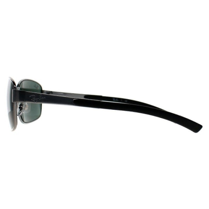 Gafas de sol Ray-Ban RB3413 rectangular verde vista lateral