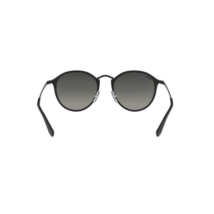 Gafas de sol Ray-Ban Blaze RB3574N redondas negras gris degradado vista dorsal