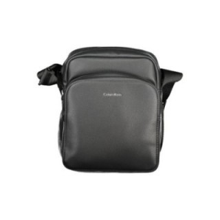 bolso bandolera negro de poliéster para hombre Calvin Klein vista frontal