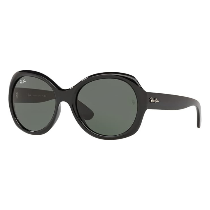 Gafas de sol Ray-Ban RB4191 Highstreet negras con Cristal G-15 verde vista frontal