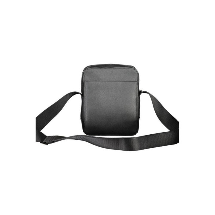 bolso bandolera Calvin Klein para hombre en poliéster negro vista frontal
