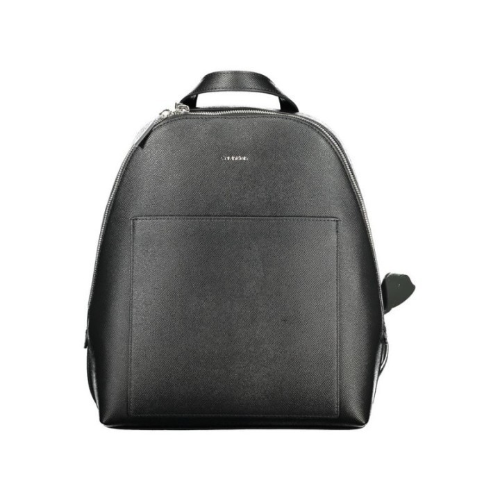 Mochila Calvin Klein para mujer en polietileno negro vista frontal